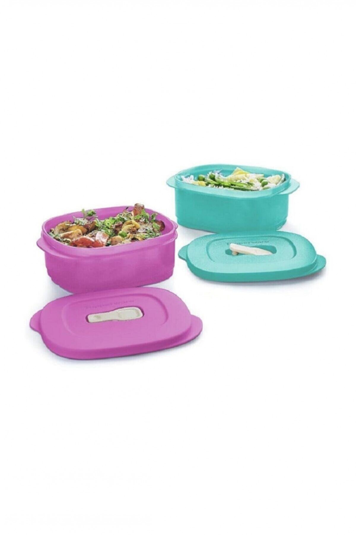 Tupperware Mikro Kap 2'li x 500 ml Mikrodalga Fırın Isıtma Beslenme Kabı Tupperware Mikro Kap 2'li x 500 ml Mikrodalga Fırın Isıtma Beslenme Kabı