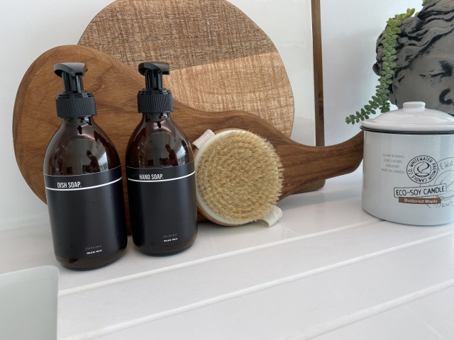 Cam Sabunluk ve Cam Deterjanlık Seti 250 ml